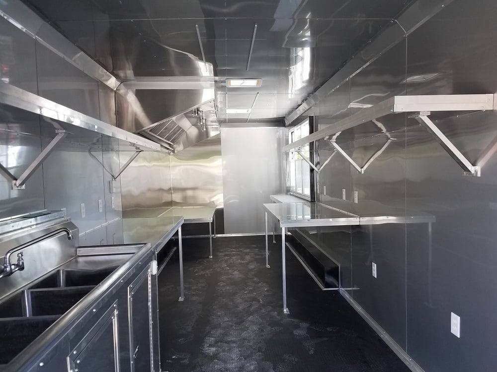 871-8.5-x-30-black-flat-nose-w-header-cap-concession-food-trailer-19.jpg 8.5' x 30' Black Flat Nose w/ Header Cap Concession Food Trailer