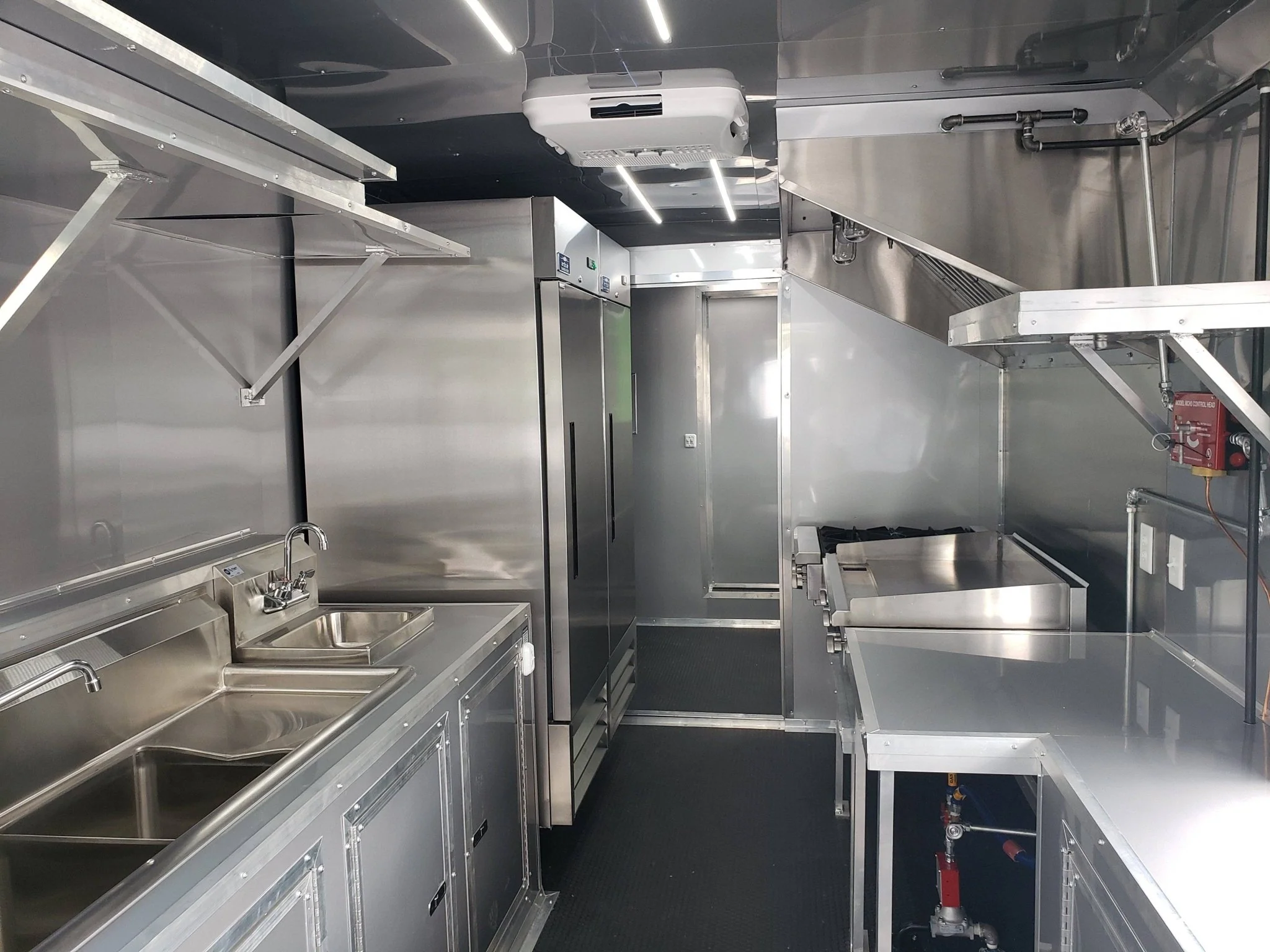 872-8.5-x-30-black-and-cobalt-blue-bbq-porch-concession-trailer-36.webp 8.5' x 30' Black and Cobalt Blue BBQ Porch Concession Trailer