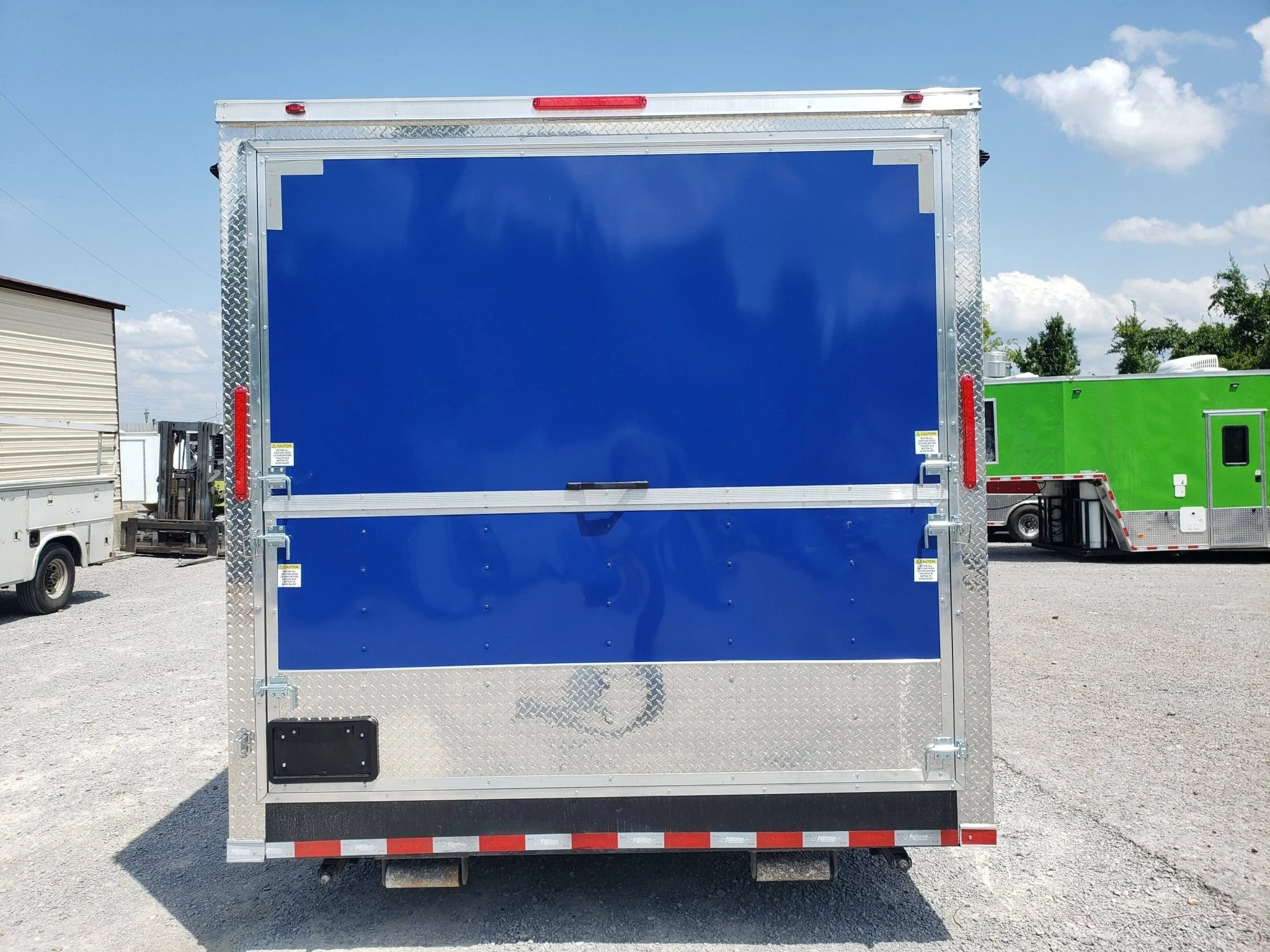 873-8.5-x-30-black-and-cobalt-blue-bbq-porch-style-concession-trailer-31.webp 8.5' x 30' Black and Cobalt Blue BBQ Porch Style Concession Trailer