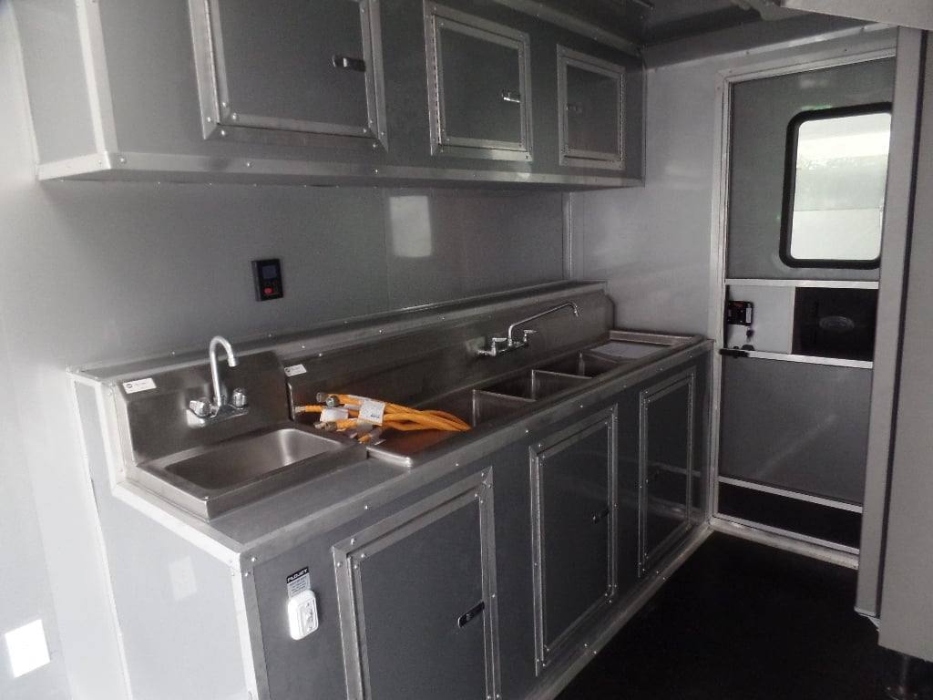 875-8.5-x-30-black-and-orange-porch-style-concession-trailer-with-restroom-and-appliances-26.jpg 8.5' x 30' Black and Orange Porch Style Concession Trailer with Restroom and Appliances