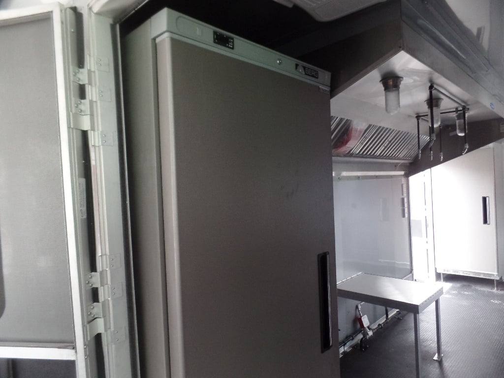 875-8.5-x-30-black-and-orange-porch-style-concession-trailer-with-restroom-and-appliances-30.jpg 8.5' x 30' Black and Orange Porch Style Concession Trailer with Restroom and Appliances