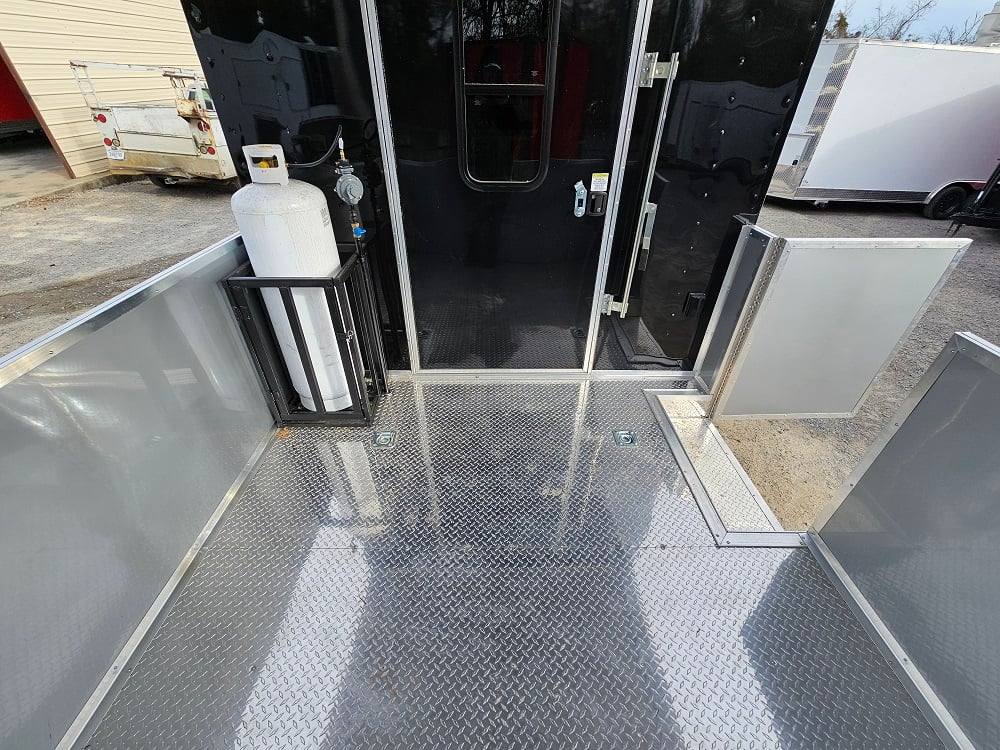 876-8.5-x-30-black-bbq-porch-concession-trailer-vending-30.jpg 8.5' X 30' Black BBQ Porch Concession Trailer Vending