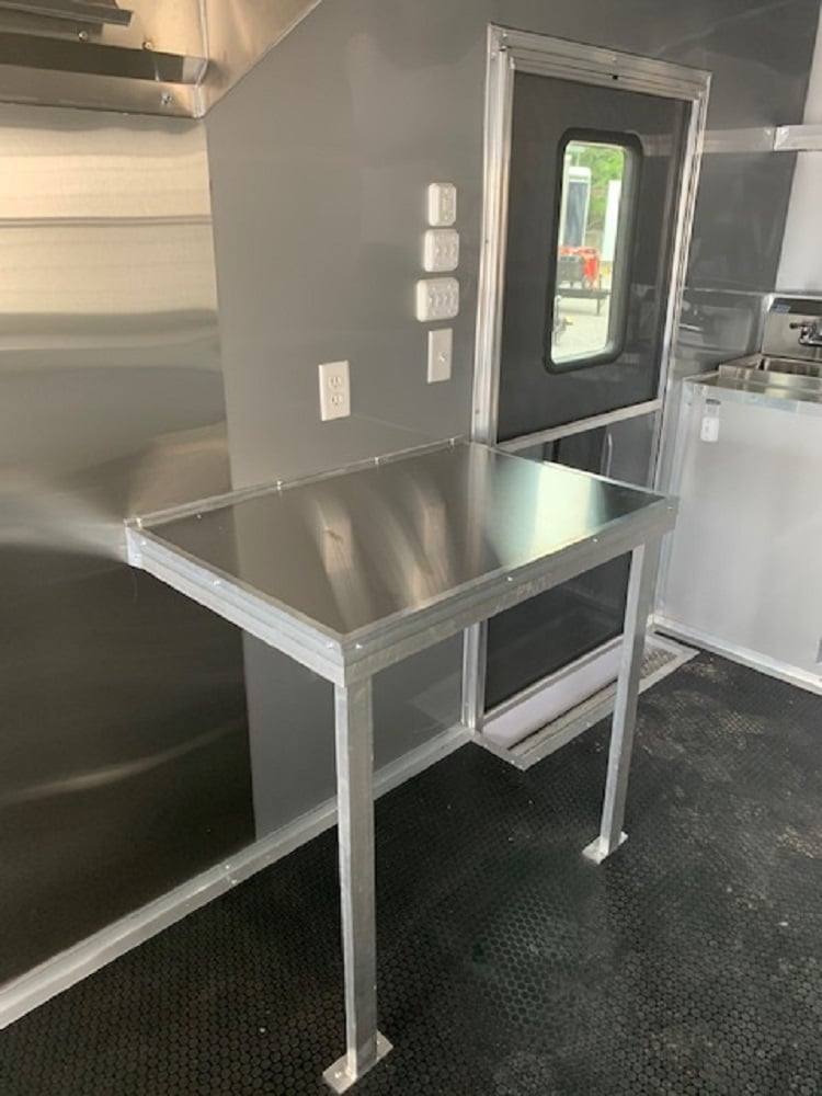 8.5' x 30' Black Concession Food Trailer