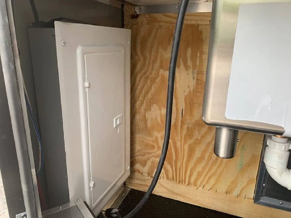 8.5' x 30' Black Concession Food Trailer
