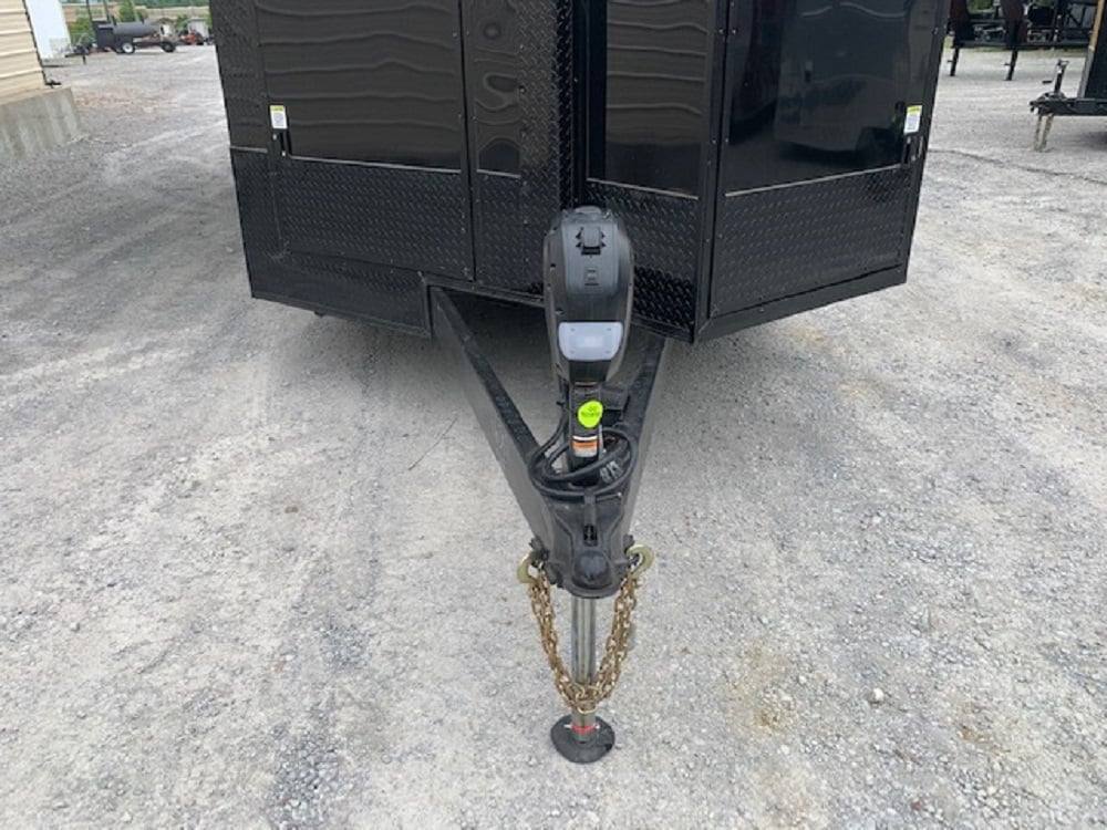 8.5' x 30' Black Concession Food Trailer