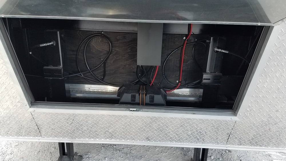 8.5' x 30' Black Goose Neck Concession BBQ Food Trailer With Appliances
