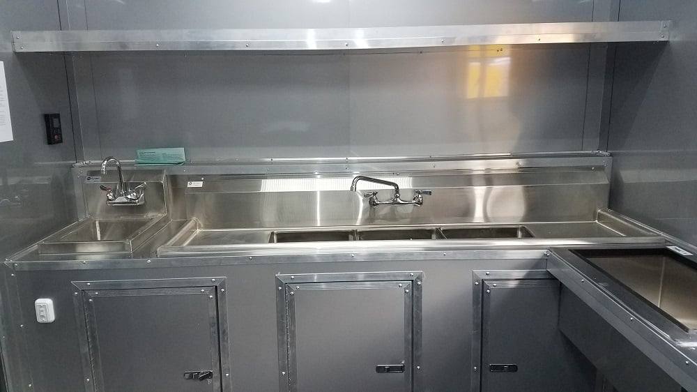 8.5' x 30' Black Goose Neck Concession BBQ Food Trailer With Appliances