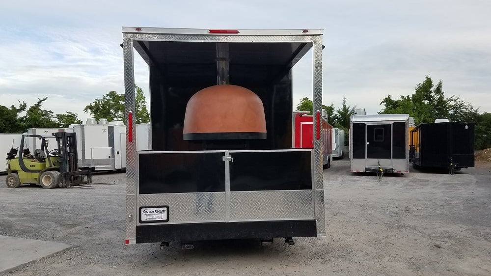 8.5' x 30' Black Goose Neck Concession BBQ Food Trailer With Appliances