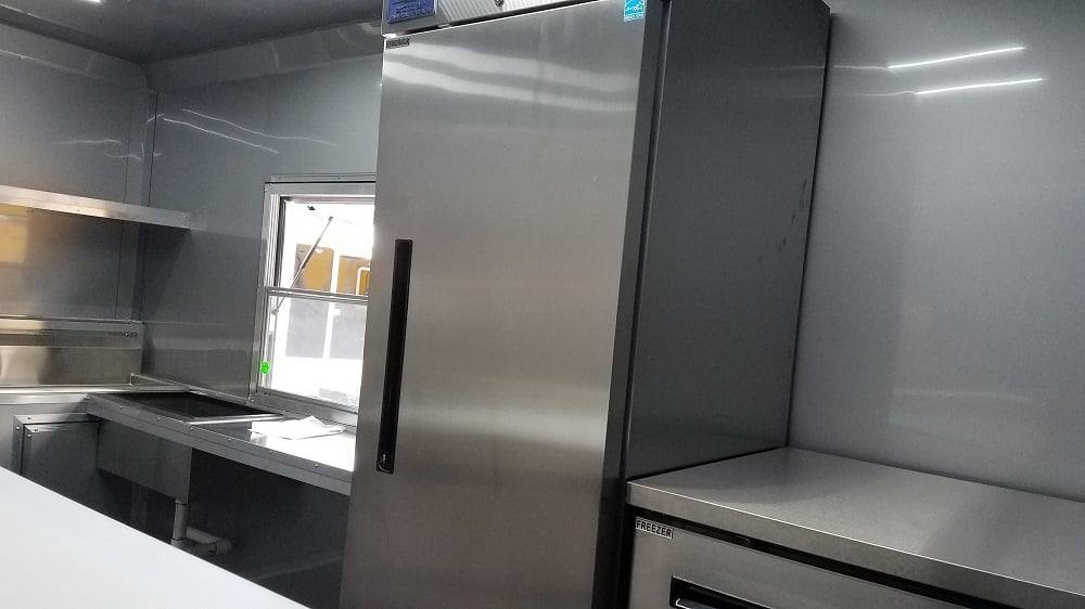 8.5' x 30' Black Goose Neck Concession BBQ Food Trailer With Appliances