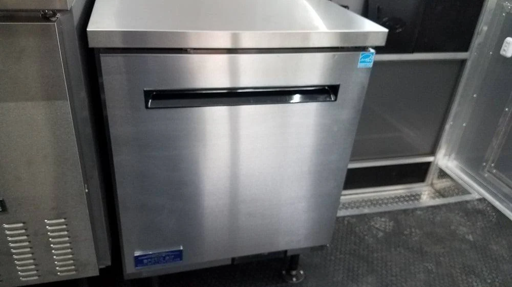 8.5' x 30' Black Goose Neck Concession BBQ Food Trailer With Appliances