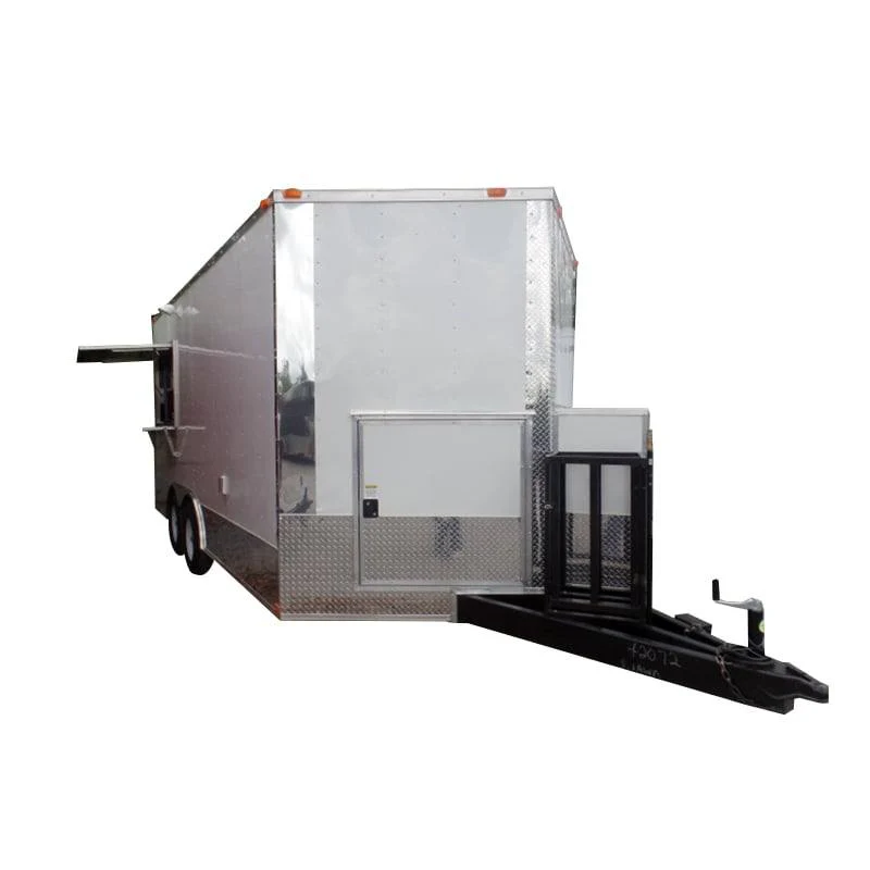 88-8.5-x-16-concession-bbq-food-trailer-white-event-catering-1.webp 8.5' x 16' Concession BBQ Food Trailer White Event Catering