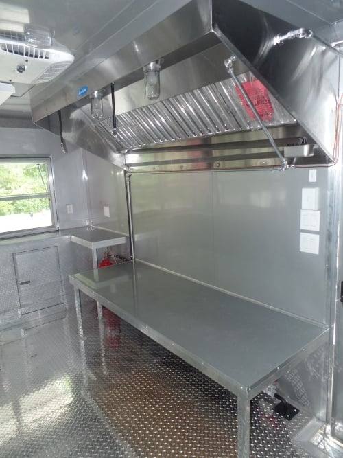 88-8.5-x-16-concession-bbq-food-trailer-white-event-catering-15.jpg 8.5' x 16' Concession BBQ Food Trailer White Event Catering