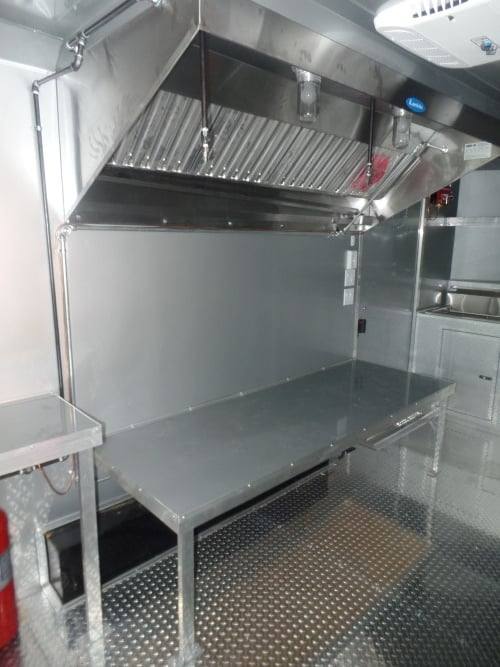88-8.5-x-16-concession-bbq-food-trailer-white-event-catering-17.jpg 8.5' x 16' Concession BBQ Food Trailer White Event Catering