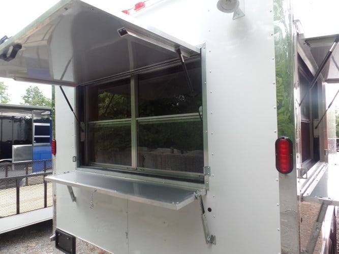 88-8.5-x-16-concession-bbq-food-trailer-white-event-catering-9.jpg 8.5' x 16' Concession BBQ Food Trailer White Event Catering