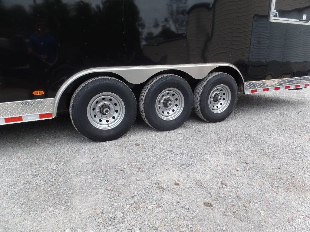 880-8.5-x-30-black-pizza-concession-food-trailer-11.jpg 8.5' x 30' Black Pizza Concession Food Trailer