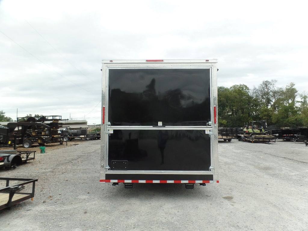 880-8.5-x-30-black-pizza-concession-food-trailer-21.jpg 8.5' x 30' Black Pizza Concession Food Trailer