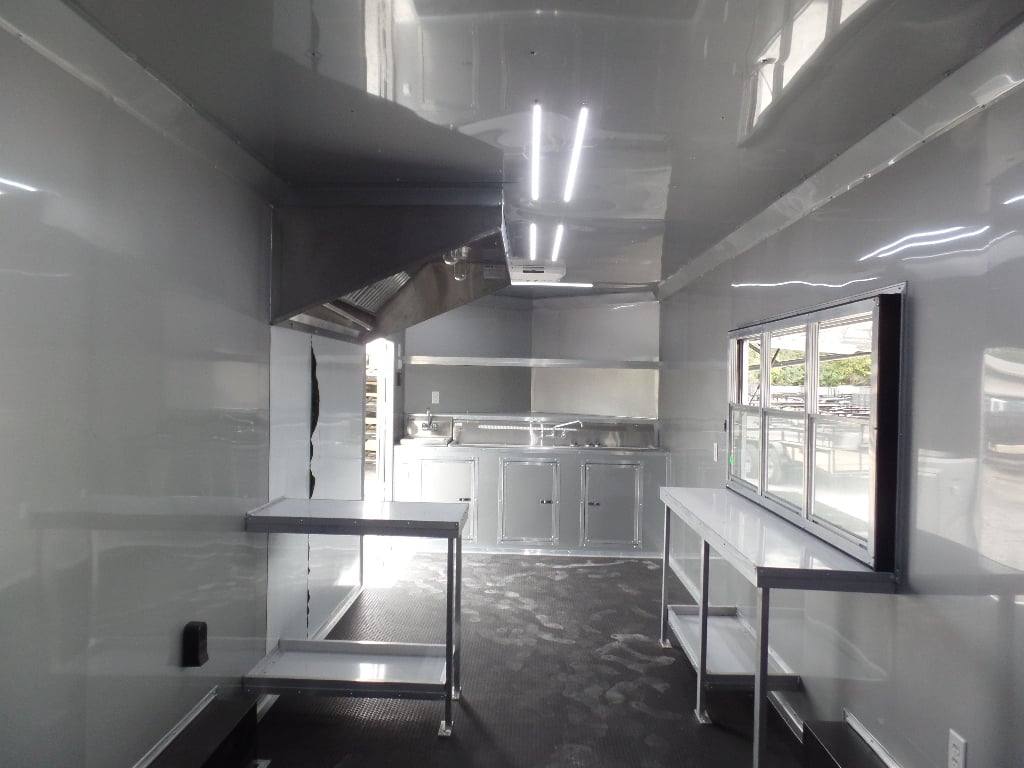 880-8.5-x-30-black-pizza-concession-food-trailer-22.jpg 8.5' x 30' Black Pizza Concession Food Trailer