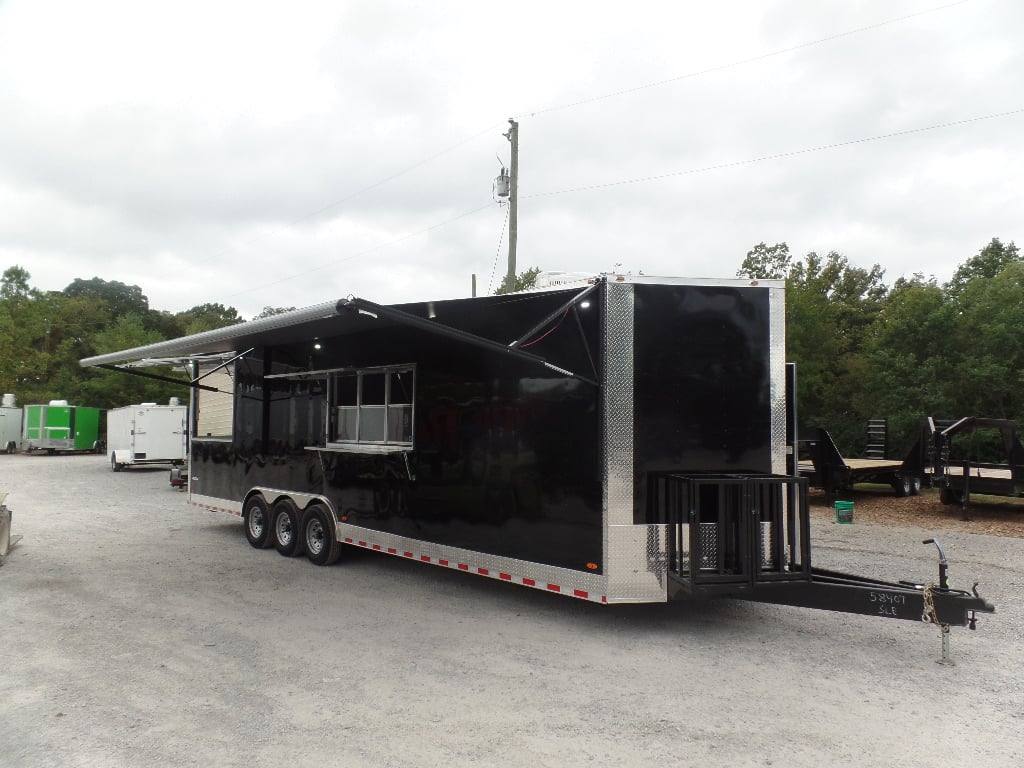 880-8.5-x-30-black-pizza-concession-food-trailer-26.jpg 8.5' x 30' Black Pizza Concession Food Trailer