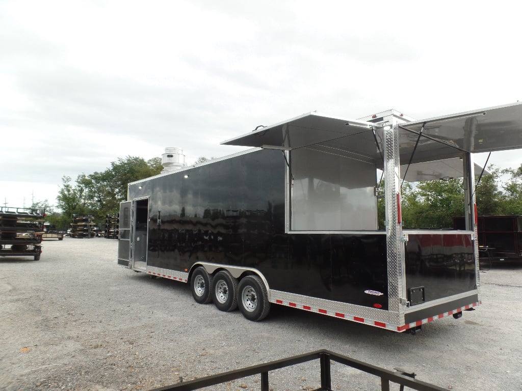 880-8.5-x-30-black-pizza-concession-food-trailer-31.jpg 8.5' x 30' Black Pizza Concession Food Trailer
