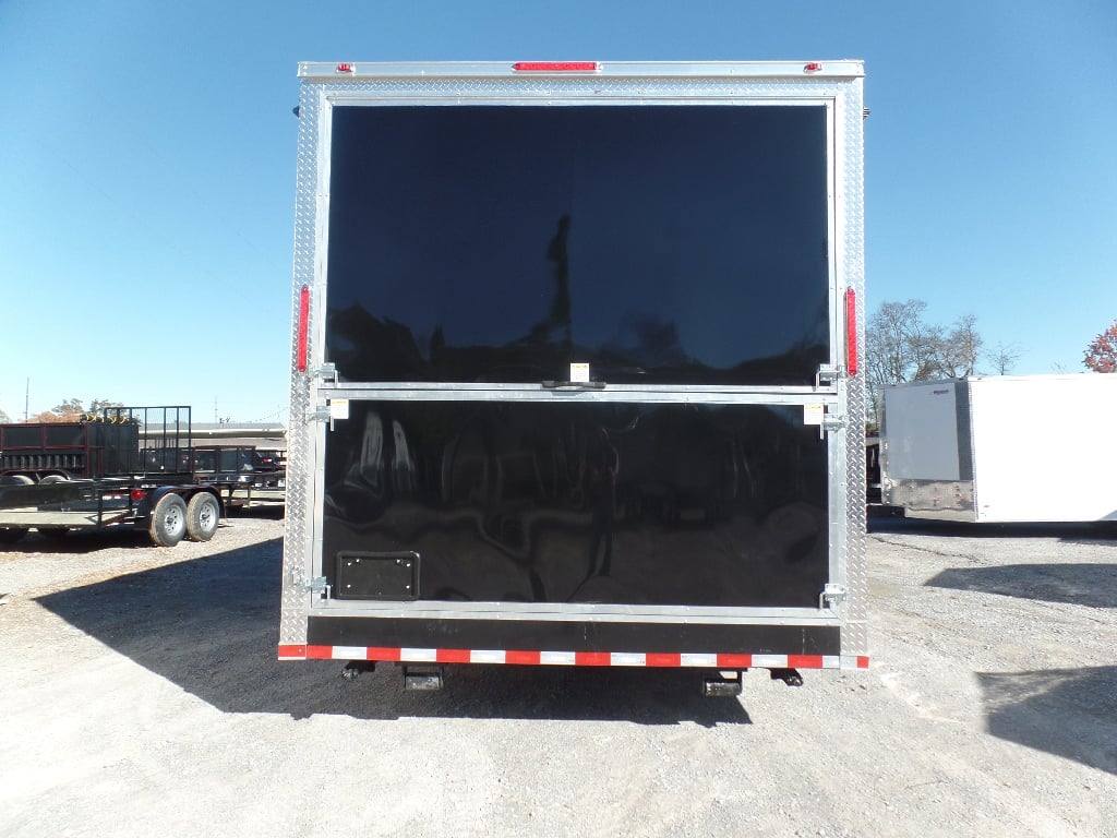 881-8.5-x-30-black-pizza-concession-trailer-with-appliances-14.jpg 8.5' x 30' Black Pizza Concession Trailer With Appliances