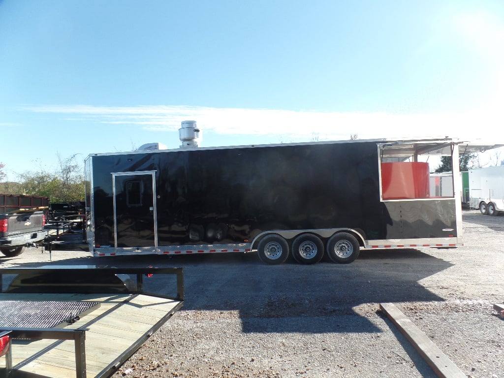 881-8.5-x-30-black-pizza-concession-trailer-with-appliances-19.jpg 8.5' x 30' Black Pizza Concession Trailer With Appliances