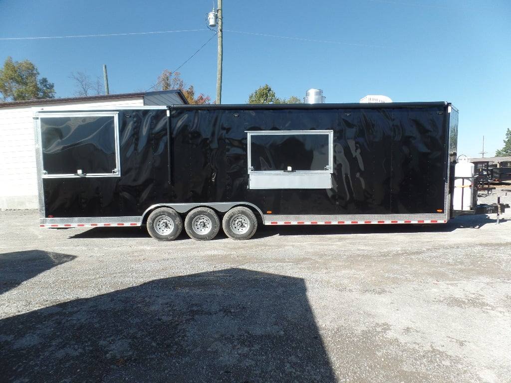 881-8.5-x-30-black-pizza-concession-trailer-with-appliances-29.jpg 8.5' x 30' Black Pizza Concession Trailer With Appliances