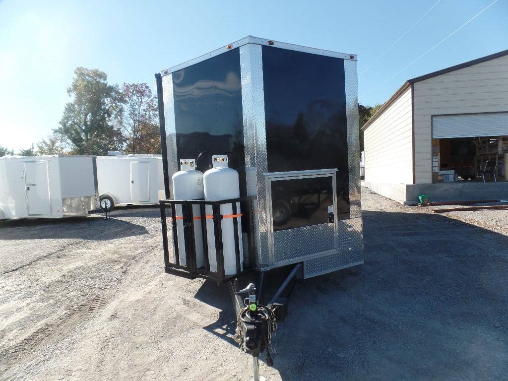 881-8.5-x-30-black-pizza-concession-trailer-with-appliances-7.jpg 8.5' x 30' Black Pizza Concession Trailer With Appliances
