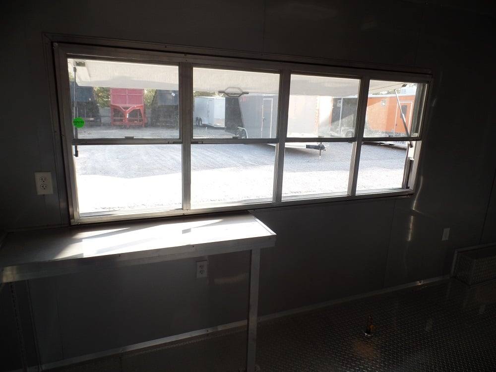 885-8.5-x-30-concession-bbq-food-trailer-red-event-catering-2.jpg 8.5' x 30' Concession BBQ Food Trailer Red Event Catering