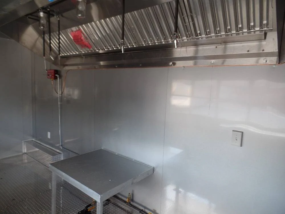 885-8.5-x-30-concession-bbq-food-trailer-red-event-catering-20.webp 8.5' x 30' Concession BBQ Food Trailer Red Event Catering