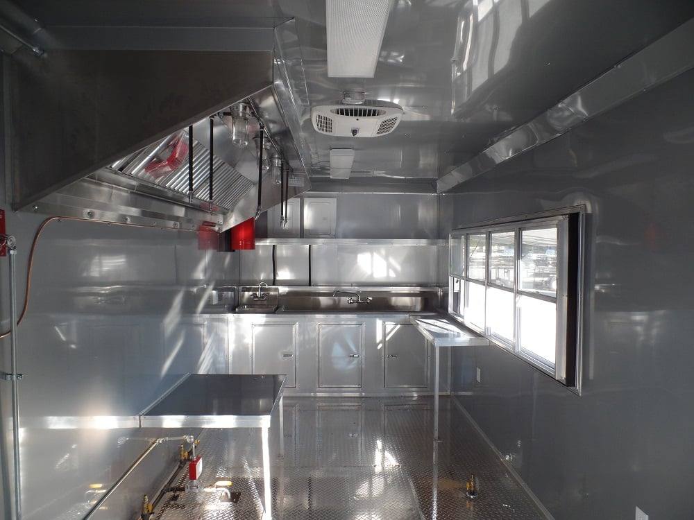 885-8.5-x-30-concession-bbq-food-trailer-red-event-catering-25.jpg 8.5' x 30' Concession BBQ Food Trailer Red Event Catering