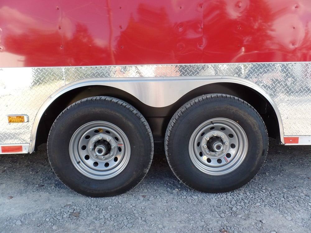 885-8.5-x-30-concession-bbq-food-trailer-red-event-catering-7.jpg 8.5' x 30' Concession BBQ Food Trailer Red Event Catering