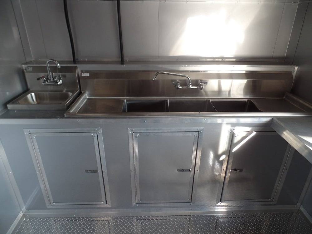 885-8.5-x-30-concession-bbq-food-trailer-red-event-catering-9.jpg 8.5' x 30' Concession BBQ Food Trailer Red Event Catering