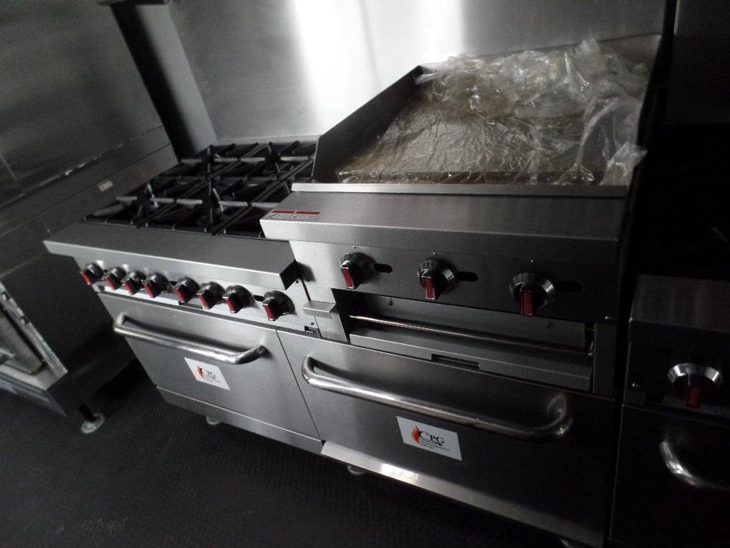 8.5' x 30' Concession Food Dove Grey Food Event Catering Trailer