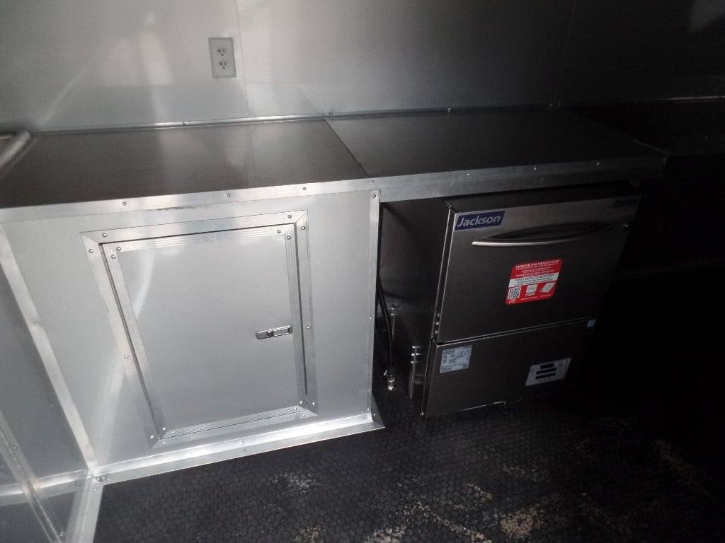8.5' x 30' Concession Food Dove Grey Food Event Catering Trailer