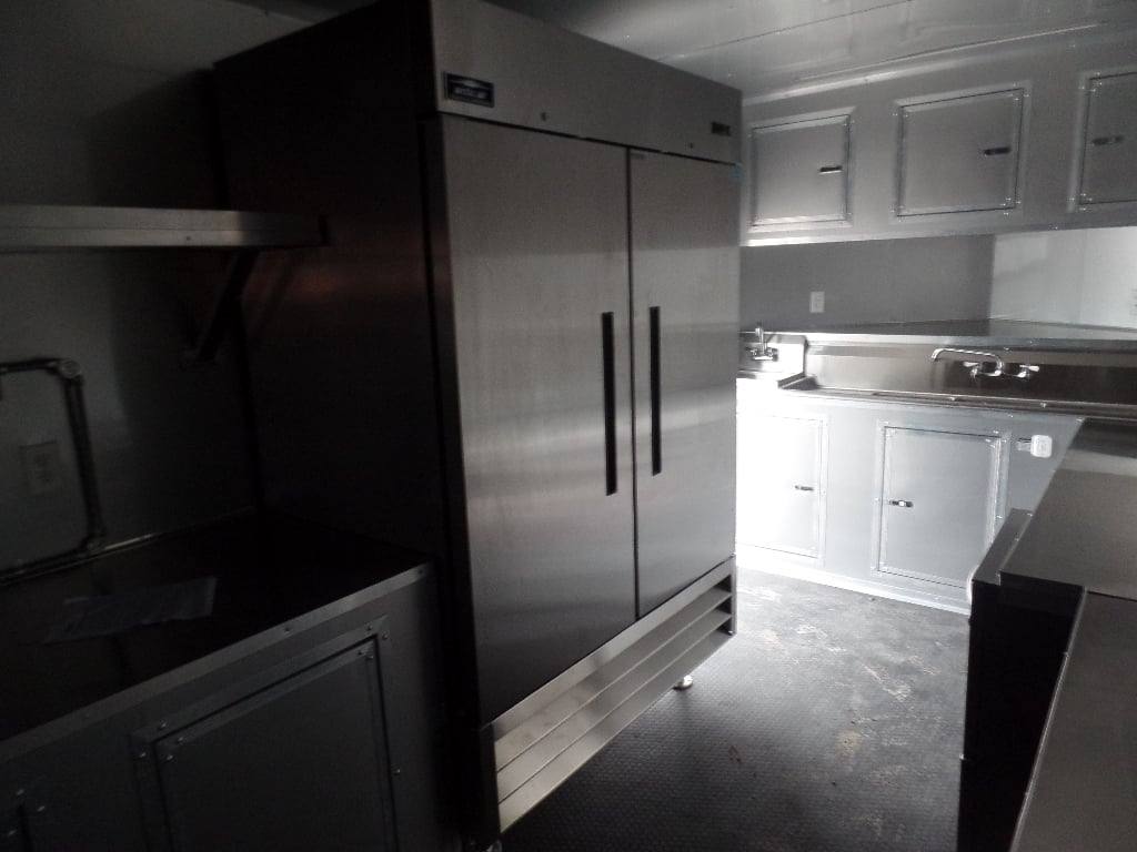 8.5' x 30' Concession Food Dove Grey Food Event Catering Trailer