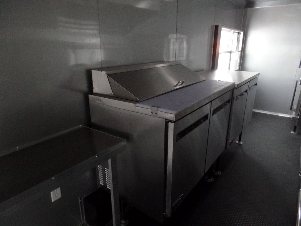 8.5' x 30' Concession Food Dove Grey Food Event Catering Trailer