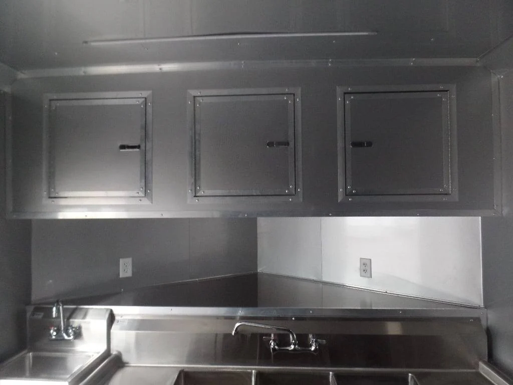 8.5' x 30' Concession Food Dove Grey Food Event Catering Trailer