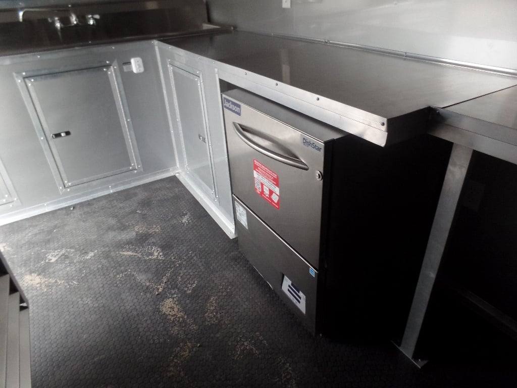 8.5' x 30' Concession Food Dove Grey Food Event Catering Trailer