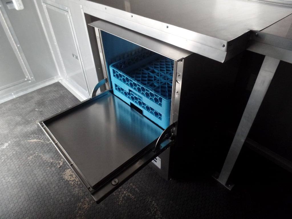 8.5' x 30' Concession Food Dove Grey Food Event Catering Trailer