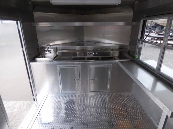 89-8.5-x-16-concession-bbq-food-trailer-yellow-event-catering-20.jpg 8.5' x 16' Concession BBQ Food Trailer Yellow Event Catering