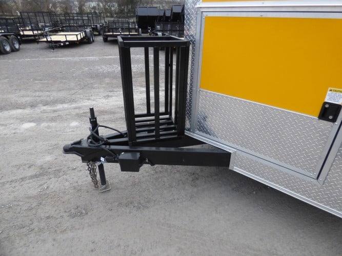 89-8.5-x-16-concession-bbq-food-trailer-yellow-event-catering-8.jpg 8.5' x 16' Concession BBQ Food Trailer Yellow Event Catering