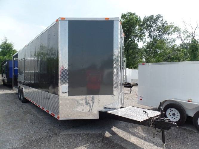 890-8.5-x-30-concession-food-trailer-charcoal-grey-bbq-event-catering-6.jpg 8.5' x 30' Concession Food Trailer Charcoal Grey BBQ Event Catering