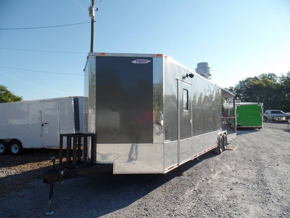 891-8.5-x-30-concession-food-trailer-charcoal-grey-bbq-food-event-catering-13.jpg 8.5' x 30' Concession Food Trailer Charcoal Grey BBQ Food Event Catering