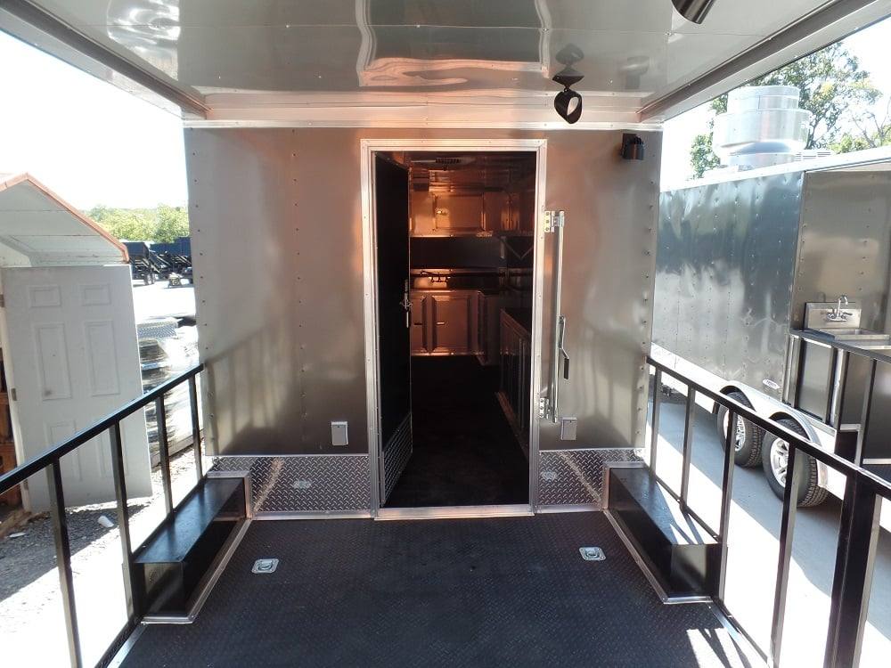 891-8.5-x-30-concession-food-trailer-charcoal-grey-bbq-food-event-catering-9.jpg 8.5' x 30' Concession Food Trailer Charcoal Grey BBQ Food Event Catering