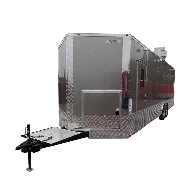 892-8.5-x-30-concession-food-trailer-light-pewter-event-catering-1.jpg 8.5' x 30' Concession Food Trailer Light Pewter Event Catering