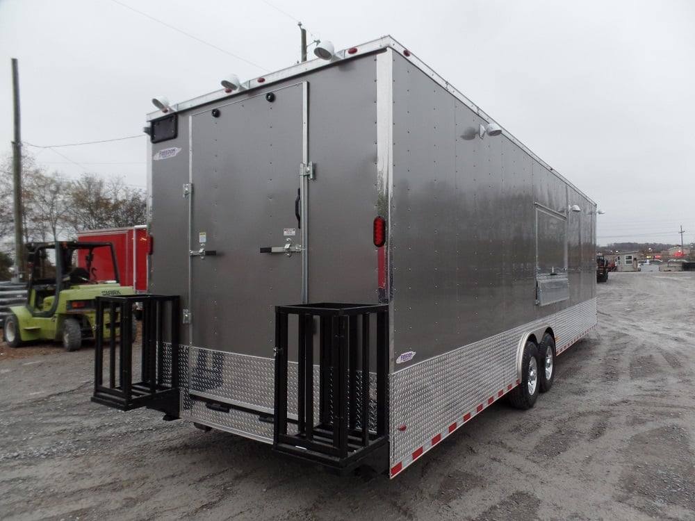 892-8.5-x-30-concession-food-trailer-light-pewter-event-catering-12.jpg 8.5' x 30' Concession Food Trailer Light Pewter Event Catering