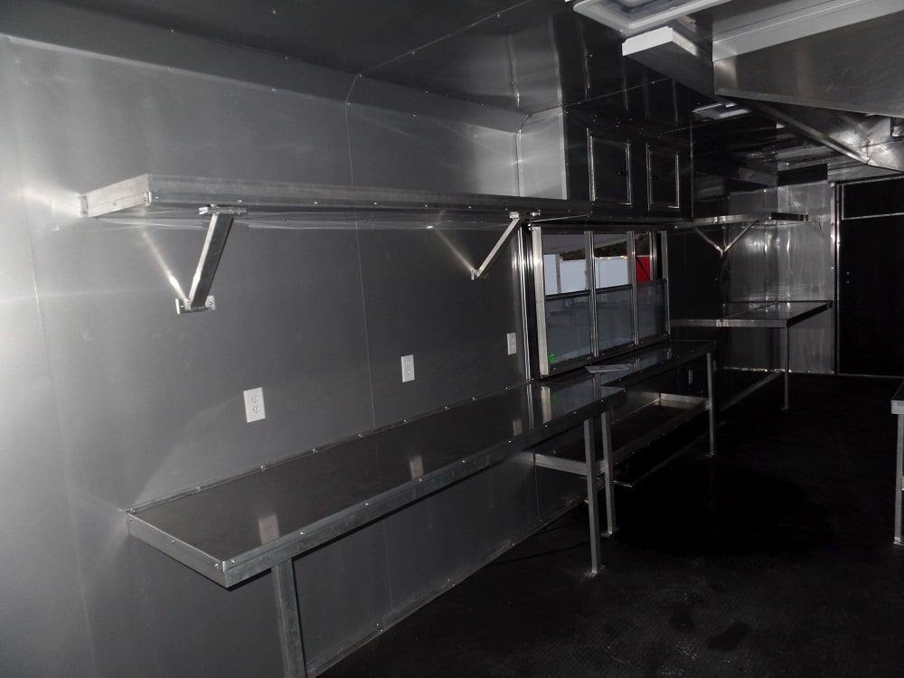 892-8.5-x-30-concession-food-trailer-light-pewter-event-catering-13.jpg 8.5' x 30' Concession Food Trailer Light Pewter Event Catering