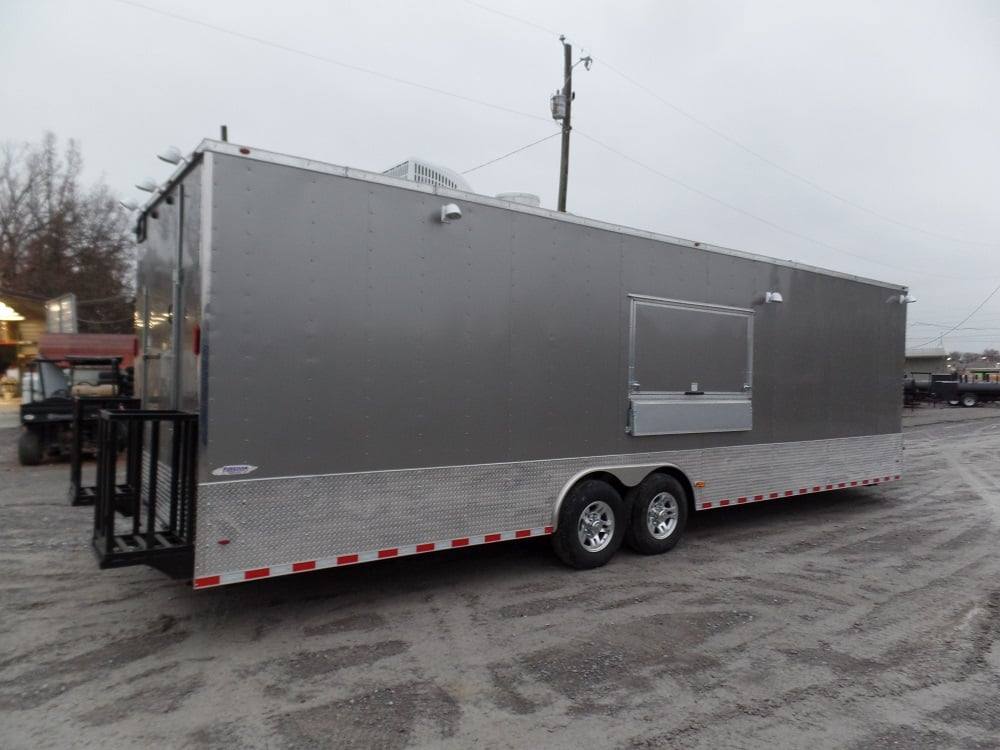 892-8.5-x-30-concession-food-trailer-light-pewter-event-catering-16.jpg 8.5' x 30' Concession Food Trailer Light Pewter Event Catering