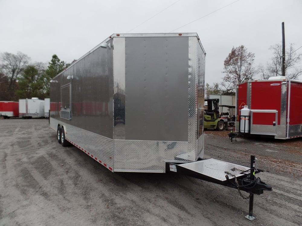 892-8.5-x-30-concession-food-trailer-light-pewter-event-catering-19.jpg 8.5' x 30' Concession Food Trailer Light Pewter Event Catering