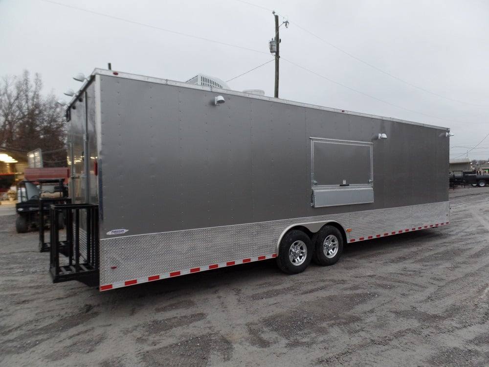 892-8.5-x-30-concession-food-trailer-light-pewter-event-catering-20.jpg 8.5' x 30' Concession Food Trailer Light Pewter Event Catering
